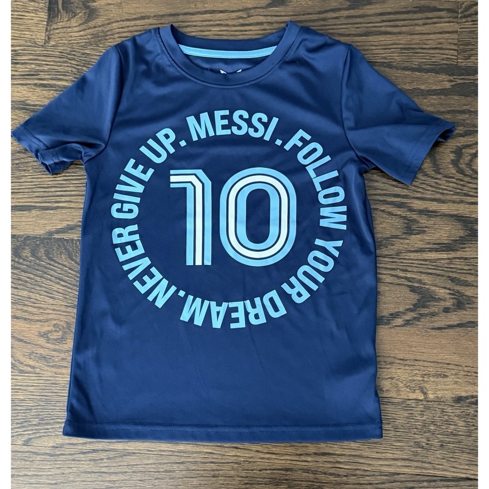 Messi Soccer Shirt Argentina Kids 10 AFA Football Size Small FIFA World Cup